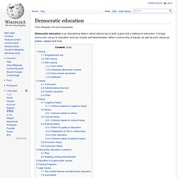 Democratic education