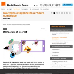 Démocratie et Internet - Digital Society Forum