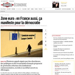 Zone euro : en France aussi, ça manifeste pour la démocratie