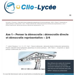 Axe 1 - Penser la démocratie : démocratie directe et démocratie représentative - 2/4 Clio Lycée