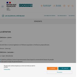 Démocratie - Réseau Canopé