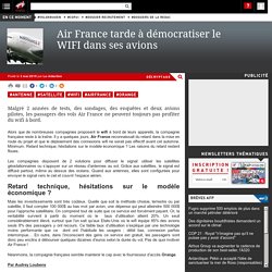 Air France tarde à démocratiser le WIFI dans ses avions