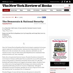 The Democrats &amp; National Security - The New York Review of Books