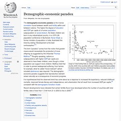 demographic-economic paradox