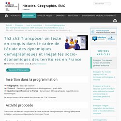 Transposer un texte en croquis dans le cadre de l’étude des dynamiques démographiques et inégalités socio-économiques des territoires en France