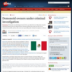 Demonoid owners under criminal investigation