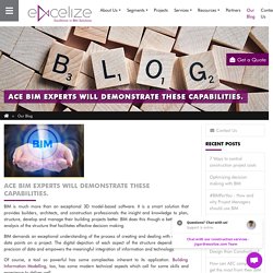Ace BIM experts will demonstrate these capabilities