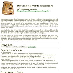 A demonstration of bag-of-words classifiers