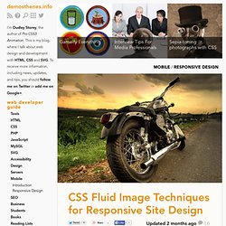 CSS Fluid Image Techniques for Responsive Site Design