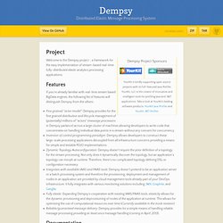 The Dempsy Real-Time BigData Framework