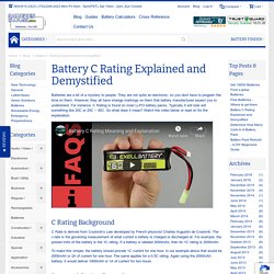 Battery C Rating Explained and Demystified - BatteriesInAFlash Blog