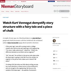 Watch Kurt Vonnegut demystify story structure with a fairy tale and a piece of chalk - Nieman Storyboard