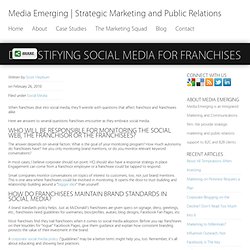 Demystifying Social Media for Franchises