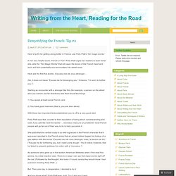 Writing from the Heart, Reading for the Road