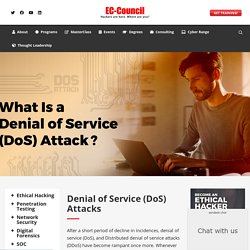 What Is a Denial-Of-Service (DoS) Attack