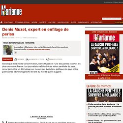 Denis Muzet, expert en enfilage de perles
