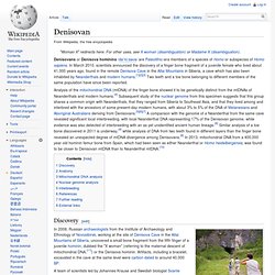 Denisova hominin
