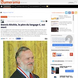 Dennis Ritchie, le père du langage C, est mort