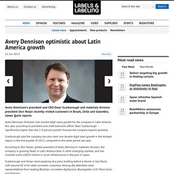 Avery Dennison optimistic about Latin America growth
