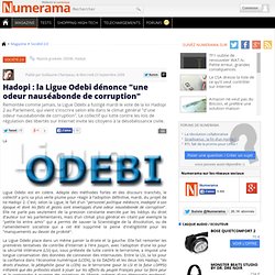 Hadopi : la Ligue Odebi dénonce &quot;une odeur nauséabonde de c
