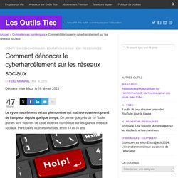 Comment dénoncer le cyberharcèlement sur les réseaux sociaux