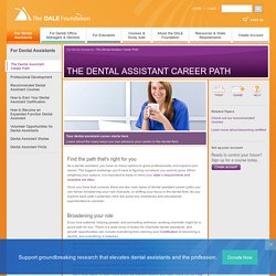 The Dental Assistant Career Path