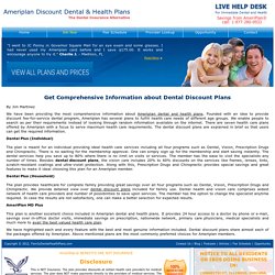 Dental Discount Plans by Professionals