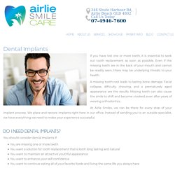 Dental Implants for Tooth Replacement in QLD – Airlie Smile Care