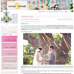 Design de mariage mexicain et coloré