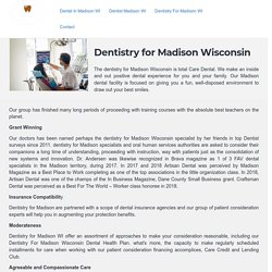 Dentistry for Madison Wisconsin: Dental Care