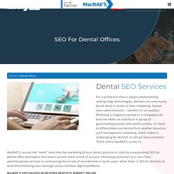 Specialists in SEO for Dental Websites - MacRAE’S