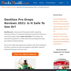 Dentitox pro customer reviews