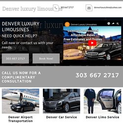 Denver Luxury Limo, denver airport to Breckenridge, Vail, Aspen CO