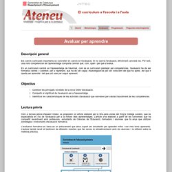 Ateneu - Materials i recursos per a la formació - Departament d'Ensenyament -