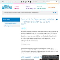 [Val de Marne] Covid-19 : dons alimentaires aux CCAS