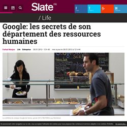Google: les secrets de son département des ressources humaines