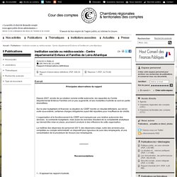 Institution sociale ou médico-sociale - Centre départemental Enfance et Familles de Loire-Atlantique