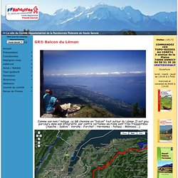 Comité Départemental de la Randonnée Pédestre de Haute Savoie - Accueil Haute Savoie