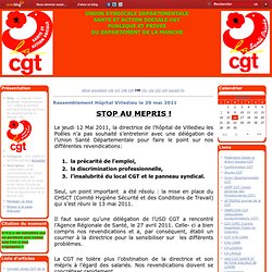 Le blog de l'Union Syndicale Départementale CGT SANTE et ACTION SOCIALE Publique et Privée du département de la Manche (50)