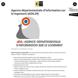 Agence départementale d'information sur le logement (ADIL29) - Les partenaires - Le Conseil départemental