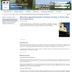 Direction départementale Cohésion Sociale & Protection des Populations / Santé et cohésion sociale / Services de l'Etat / Accueil - Les services de l'État dans l'Yonne