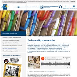 Archives départementales - Conseil départemental du Morbihan