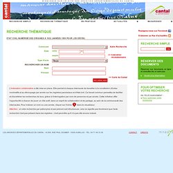 Site web des Archives départementales du Cantal - recherche thématique - Recherche dans l'état civil - Recherche dans l'état civil