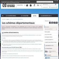 Les schémas départementaux – Le 13 – Site du Département des Bouches-du-Rhône