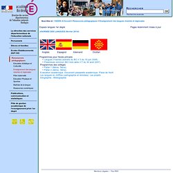 DSDEN 24 Direction des services départementaux de l'éducation nationale de la Dordogne: Enseignement des langues vivantes et régionales