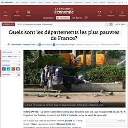 Quels sont les départements les plus pauvres de France?