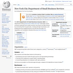 New York City Department of Small Business Services