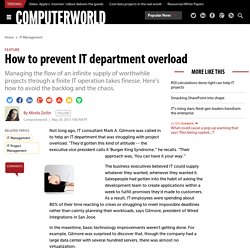 How to prevent IT department overload