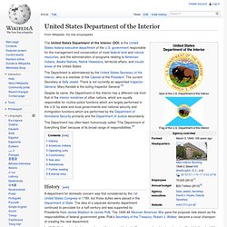 United States Department of the Interior