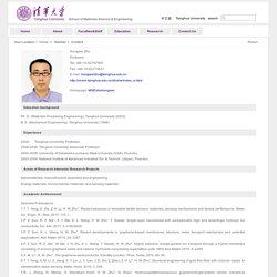 Department of Materials Science & Engineering,Tsinghua